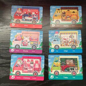 Animal Crossing Amiibo Cards - Sanrio Collab: 6 Cards